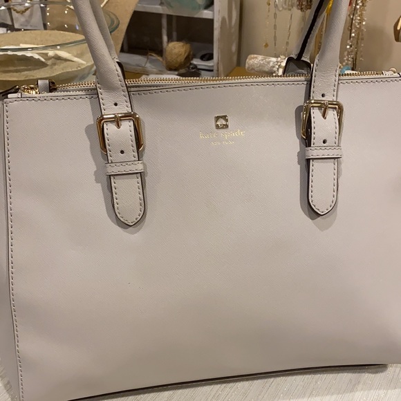 Kate Spade light grey tote - Picture 4 of 10